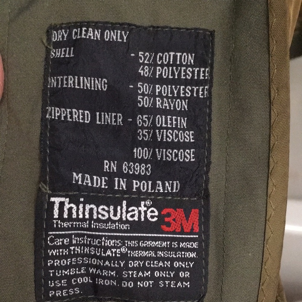 Vintage Weather O Not Olive Green Trench Coat by Orion Stella Ti Guidance - Picture 13 of 15